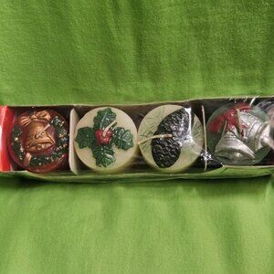 Hostess De Lites Vintage 4 Pack Votive Scented Christmas Candles SEALED